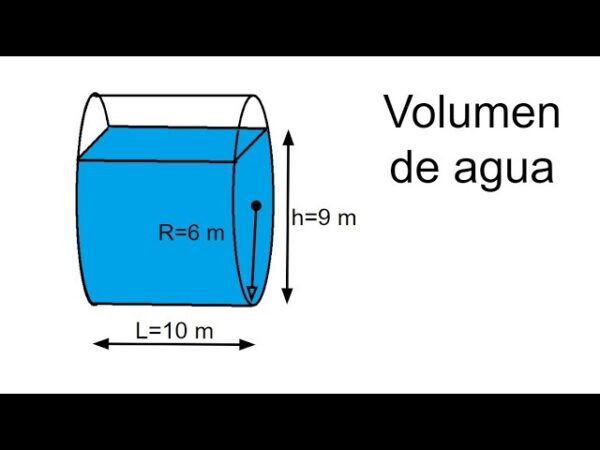 Descubre cómo calcular el volumen de un tanque elíptico horizontal de